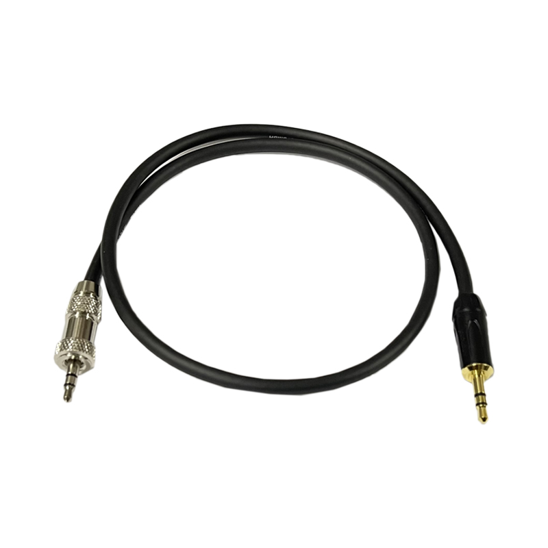 Line Output Cable with 3.5mm to 3.5mm Locking Connector, 1 feet ...