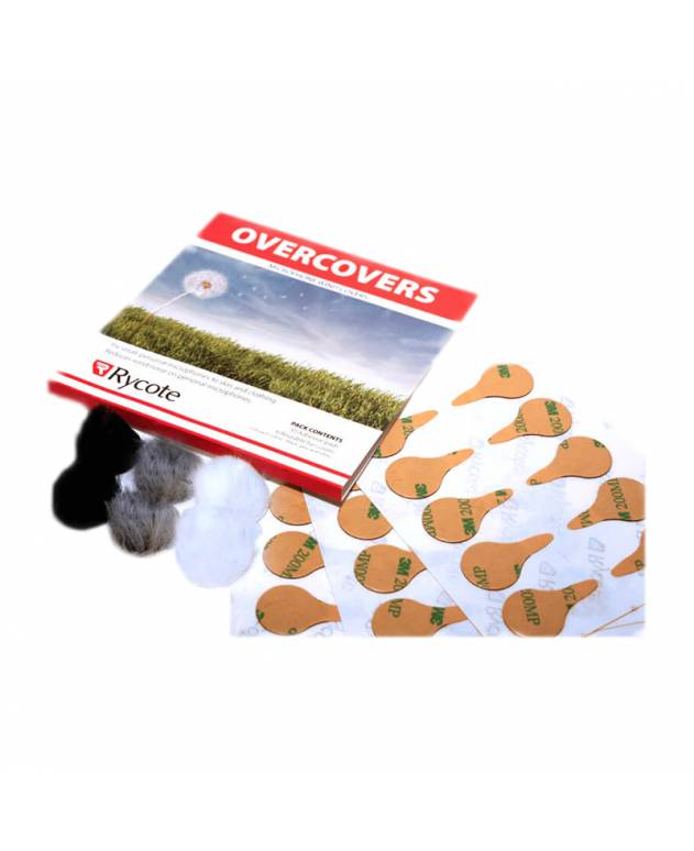 Rycote Overcovers (Set of 30 Adhesive Pads & 6 Fur Covers)