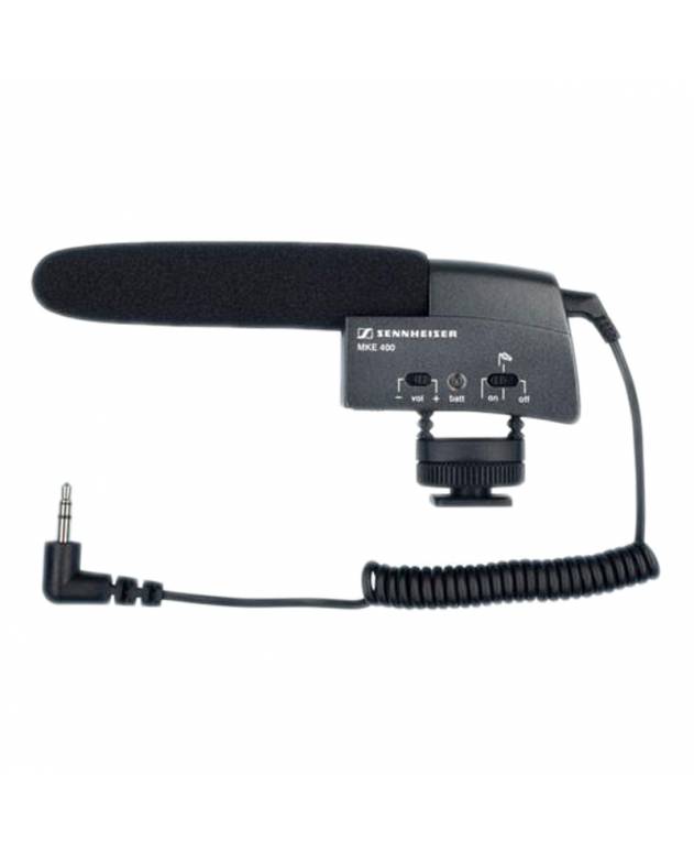 Sennheiser MKE400 Camera-Mount Shotgun Microphone 3.5mm for Video Camera or DSLR