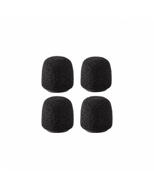 Shure RK187WS Black Snap-fit Foam Windscreen for WL183m WL184m WL185m (4pcs/pack) Shure RK187WS Black Snap-fit Foam Windscreen for WL183m WL184m WL185m (4pcs/pack)