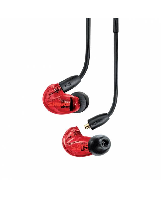 Shure SE215SPE-RD Sound Isolating™ Earphones, Special Edition Red