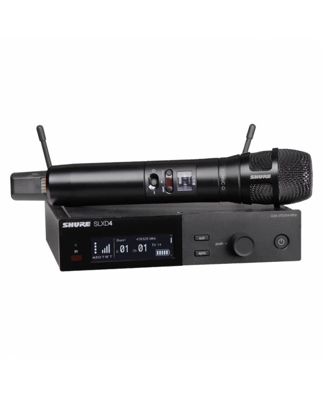 Shure SLXD24/N8CB Digital Wireless Handheld Microphone System with Nexadyne 8/C Cardioid Capsule