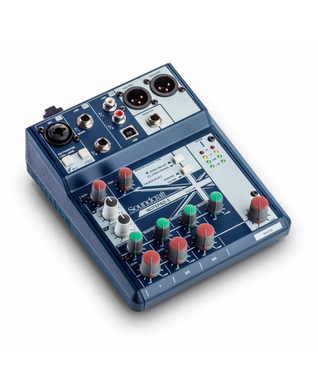 Soundcraft Notepad-5 Mixer with USB