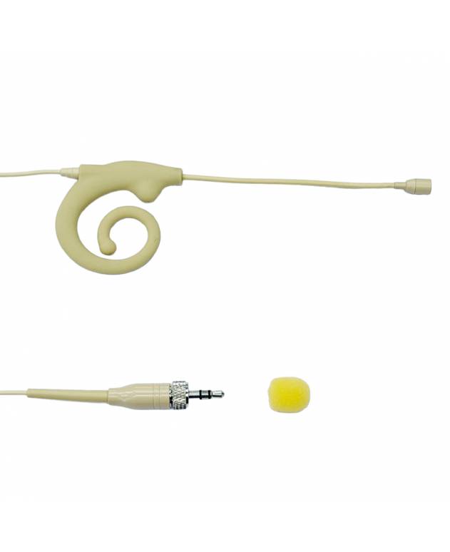Soundtechnic E9T Earset Microphone, Skin Color, Spiral design