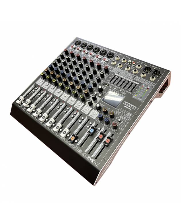 Soundtechnic MG82FX Mixer with Effects & Bluetooth, includes Rack Ears