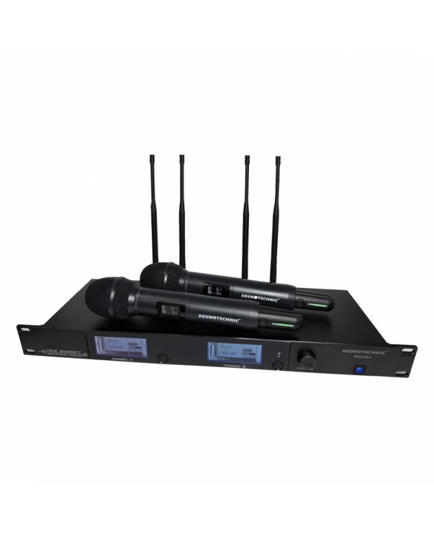 Soundtechnic WD239U Dual Channel Wireless Handheld Microphone System